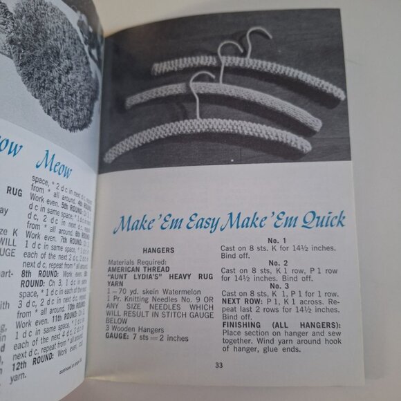 Current Attractions Flower Pillow Gifts Fashions Star Book 214 Crafts Knit 1970s - Picture 3 of 6